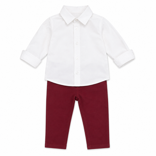 Baby Boys Shirt & Chino Outfit