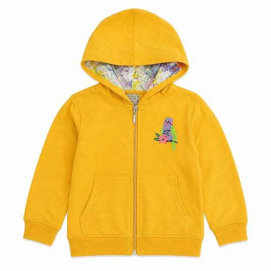 Girls Zip Through Hoodie