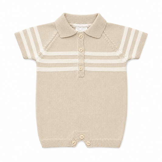 Baby Boys Mateo Knitted Romper