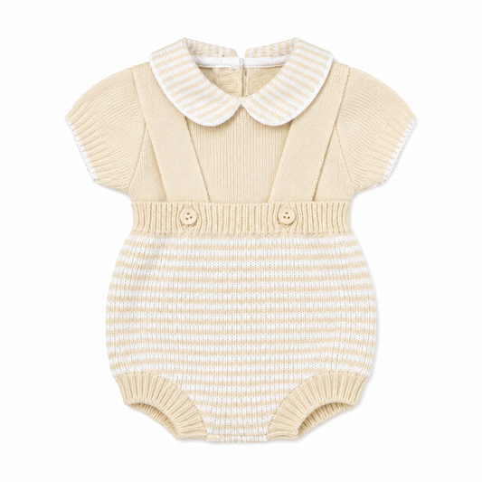 Baby Marshall Knitted Romper Outfit