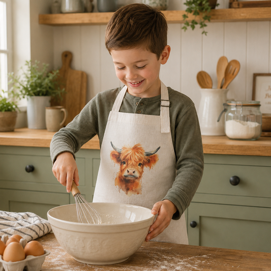 Highland Cow Apron