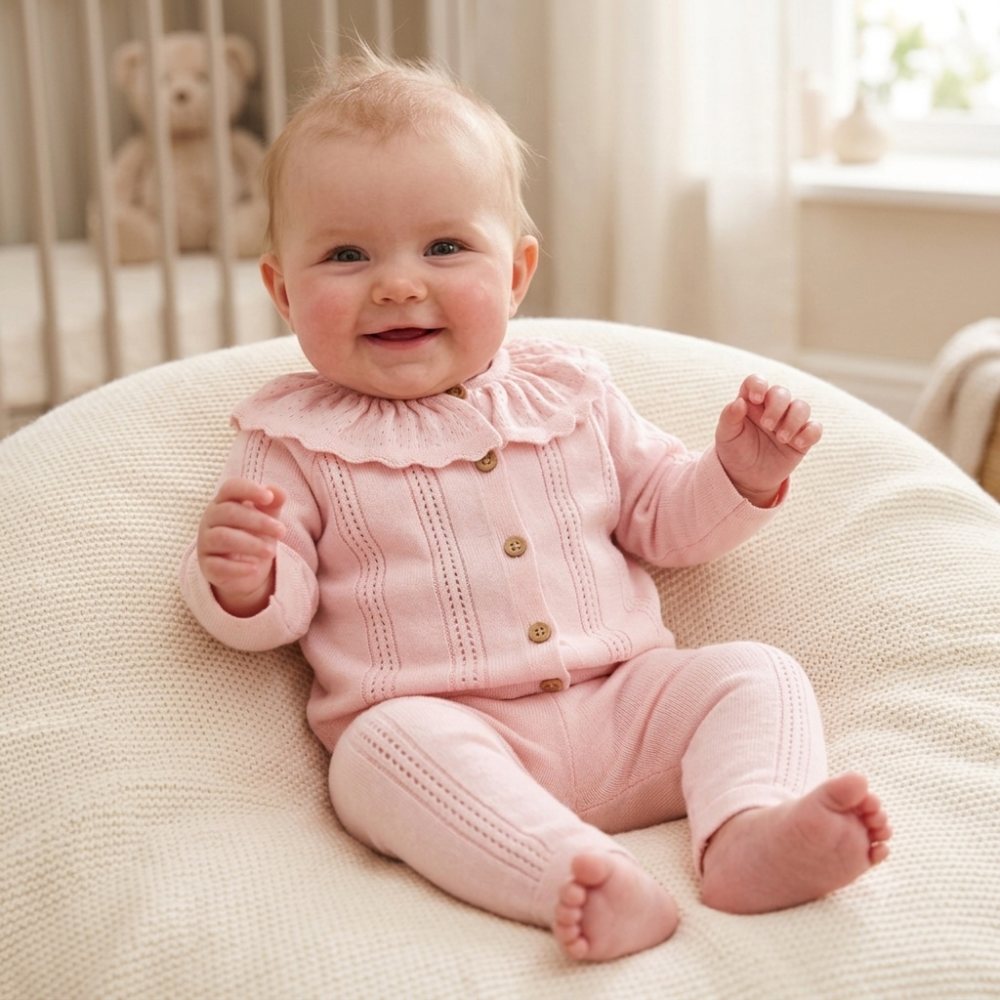 Baby Girls Knitted Outfit