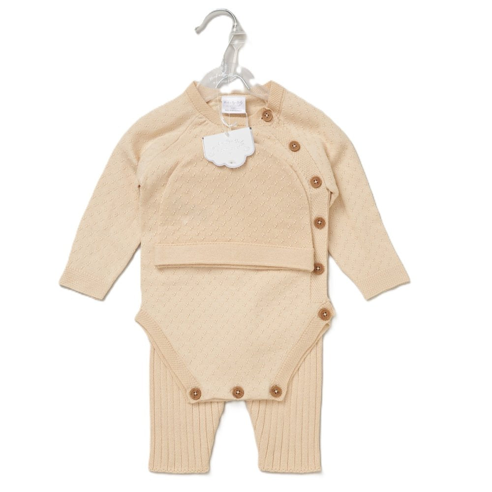 Baby 3 Piece Knitted Outfit