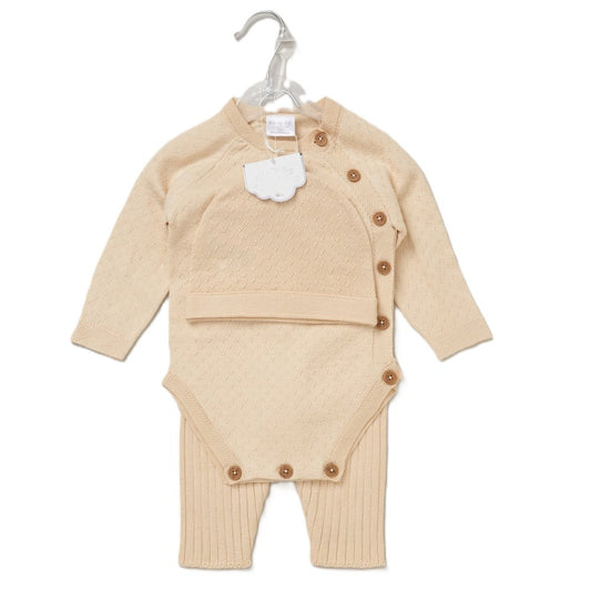 Baby 3 Piece Knitted Outfit