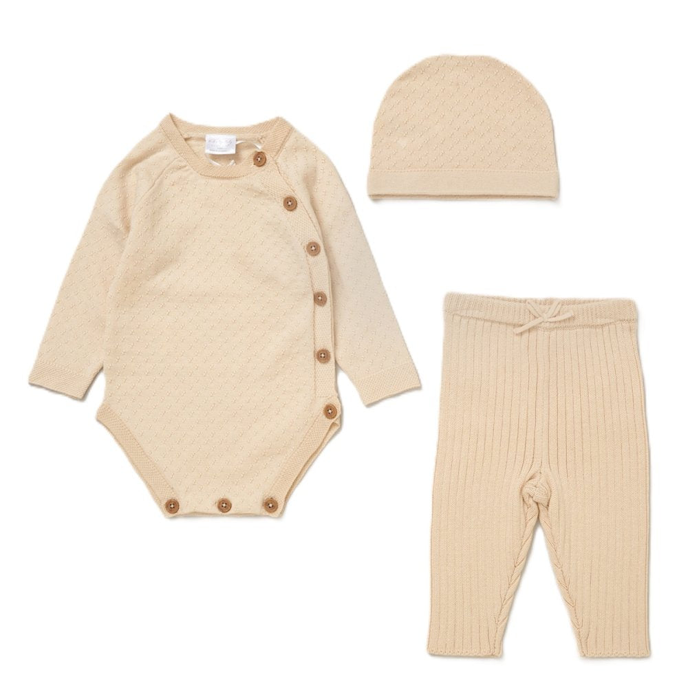 Baby 3 Piece Knitted Outfit