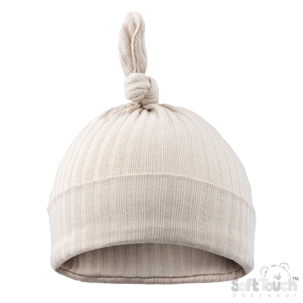 Ribbed Knotted Hat