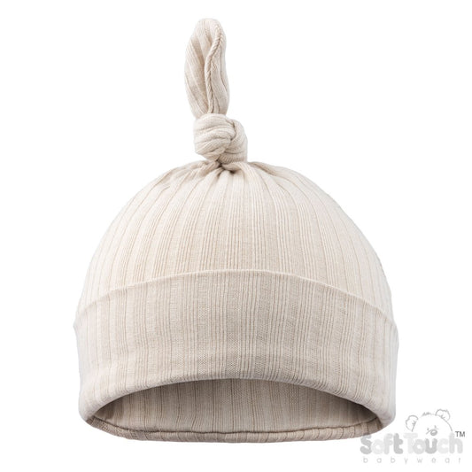 Ribbed Knotted Hat