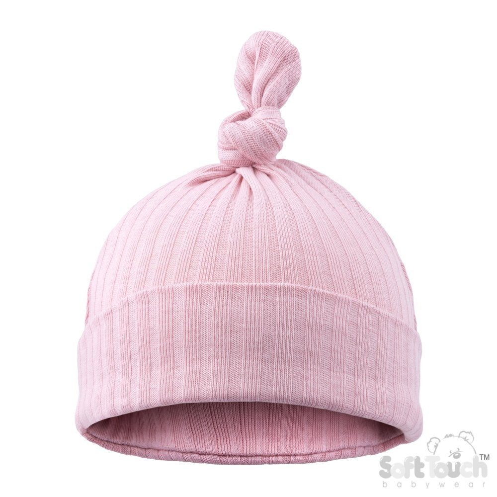 Ribbed Knotted Hat