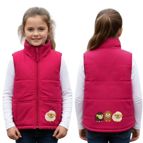 Girls Sheep Gilet