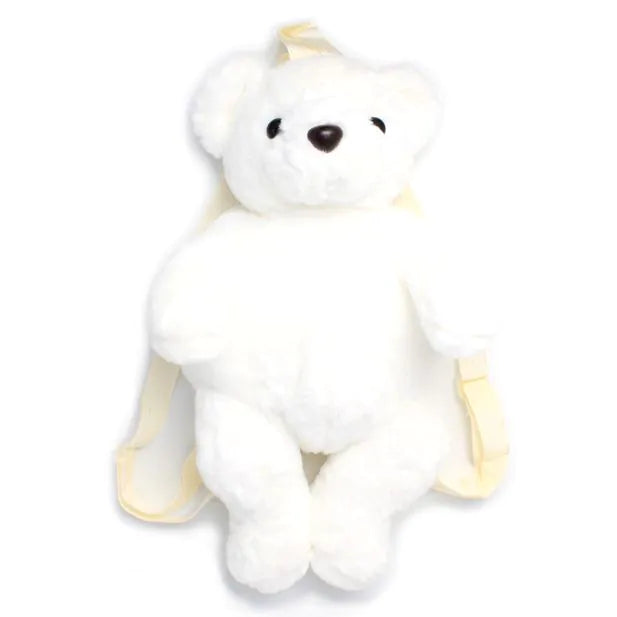 White Teddy Bear Backpack