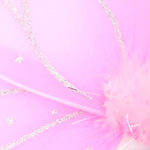 Silver Glitter Detail Fairy Wings