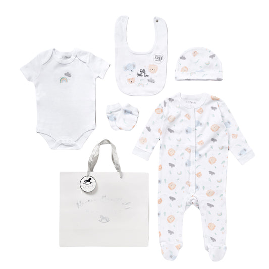 Baby 5 Piece Gift Set with Gift Bag
