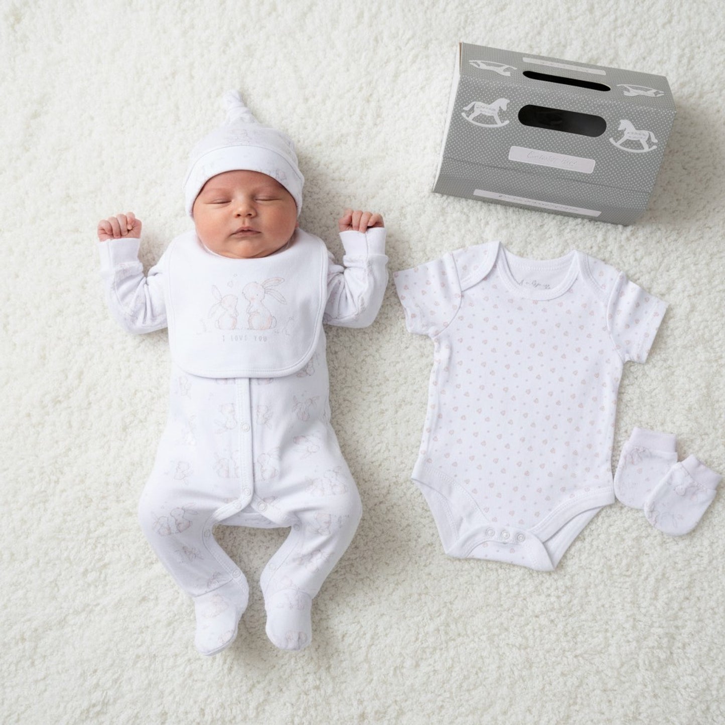 Baby Girls 5 Piece Gift Set with Gift Box