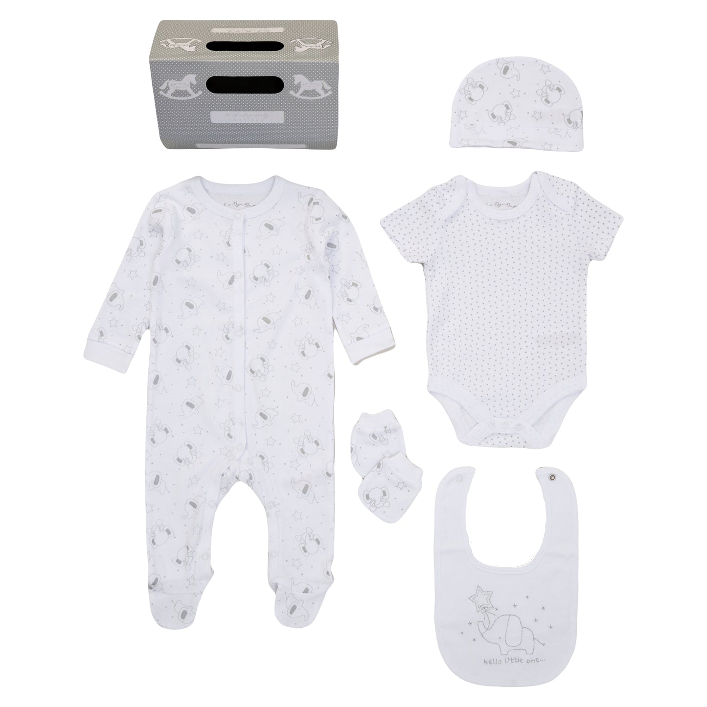 Baby 5 Piece Gift Set with Gift Bag
