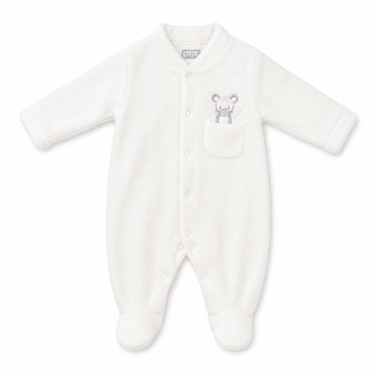 Baby Fluffy Mouse Sleepsuit