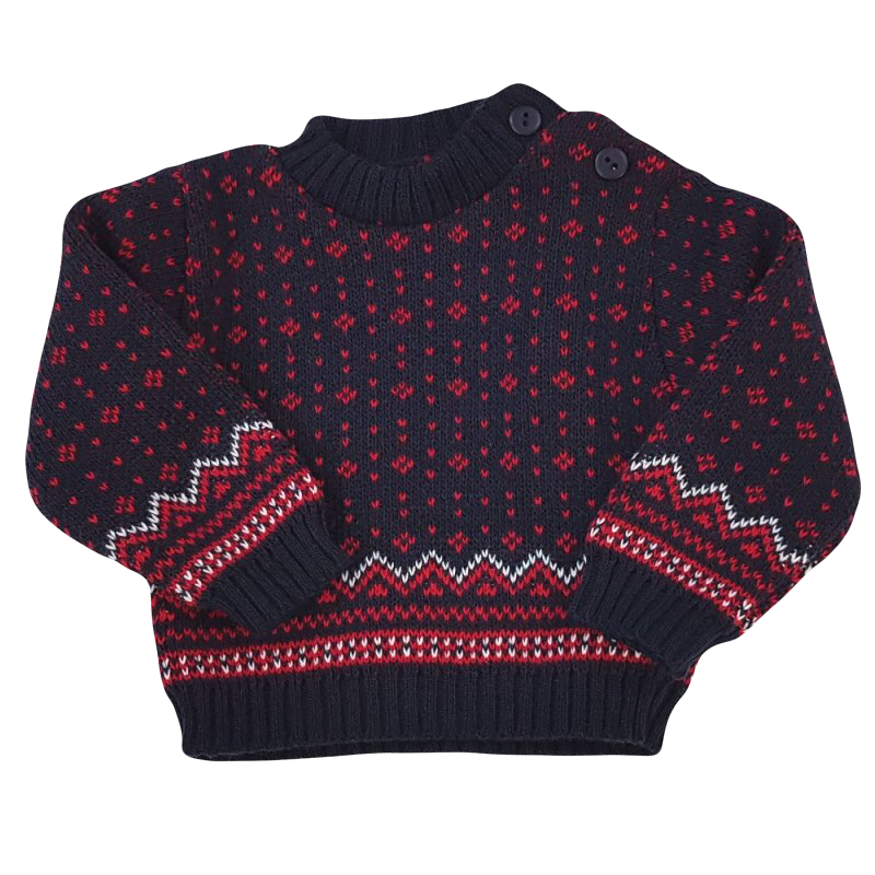 Baby Boys Fairisle Jumper