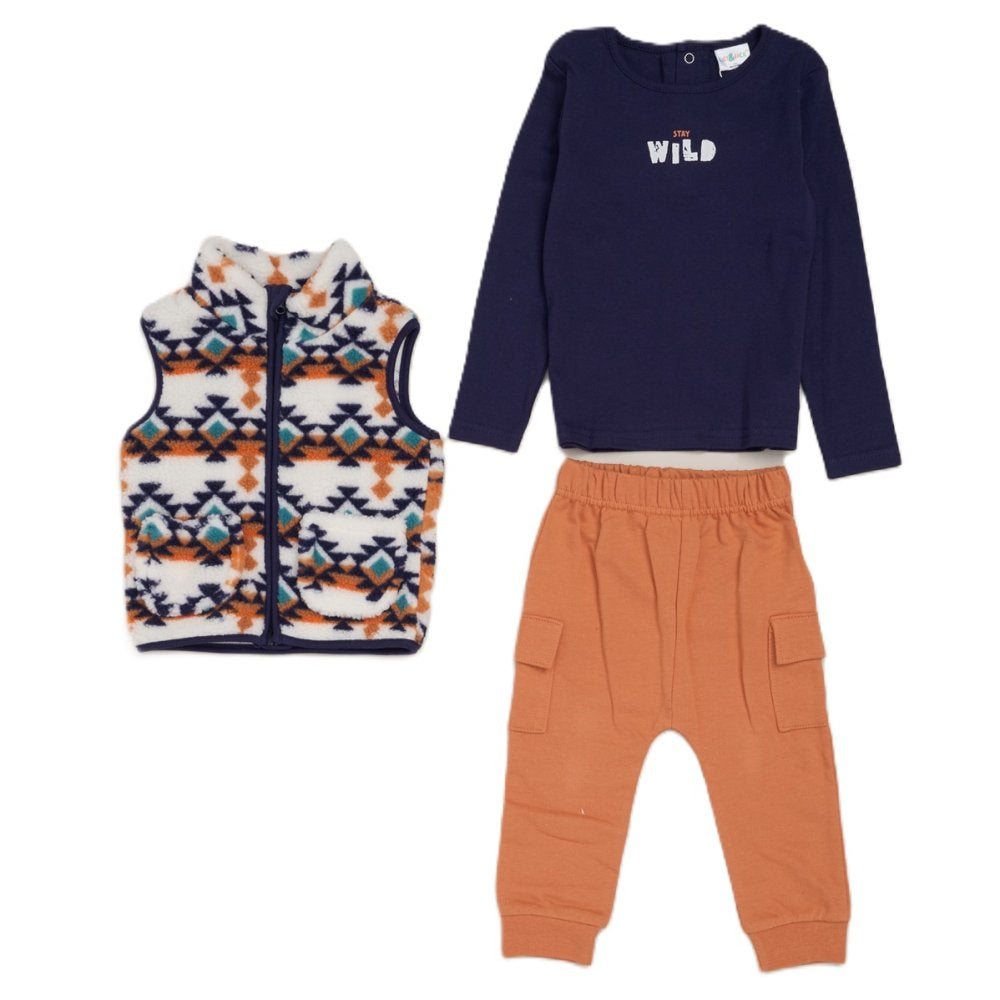 Boys Borg Gilet Outfit