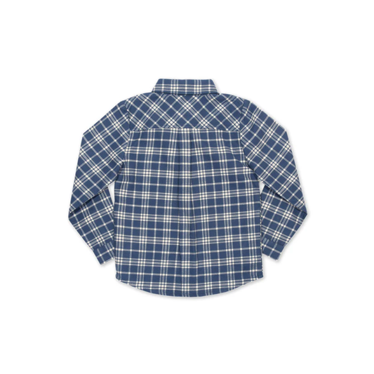 Baby Boys Organic Check Shirt