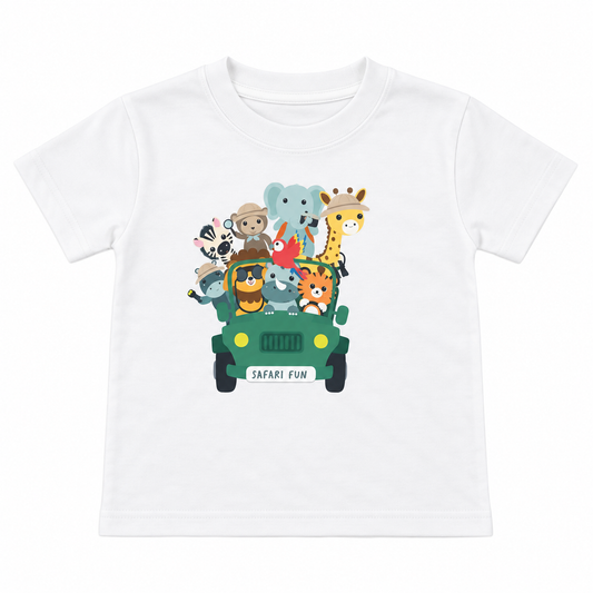Boys Safari Animal Print T-Shirt