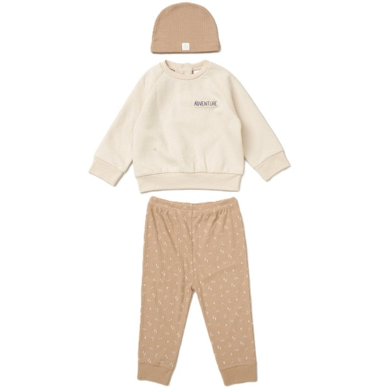 Baby Boys Sweatshirt and Ribbed Jog Pant Outfit