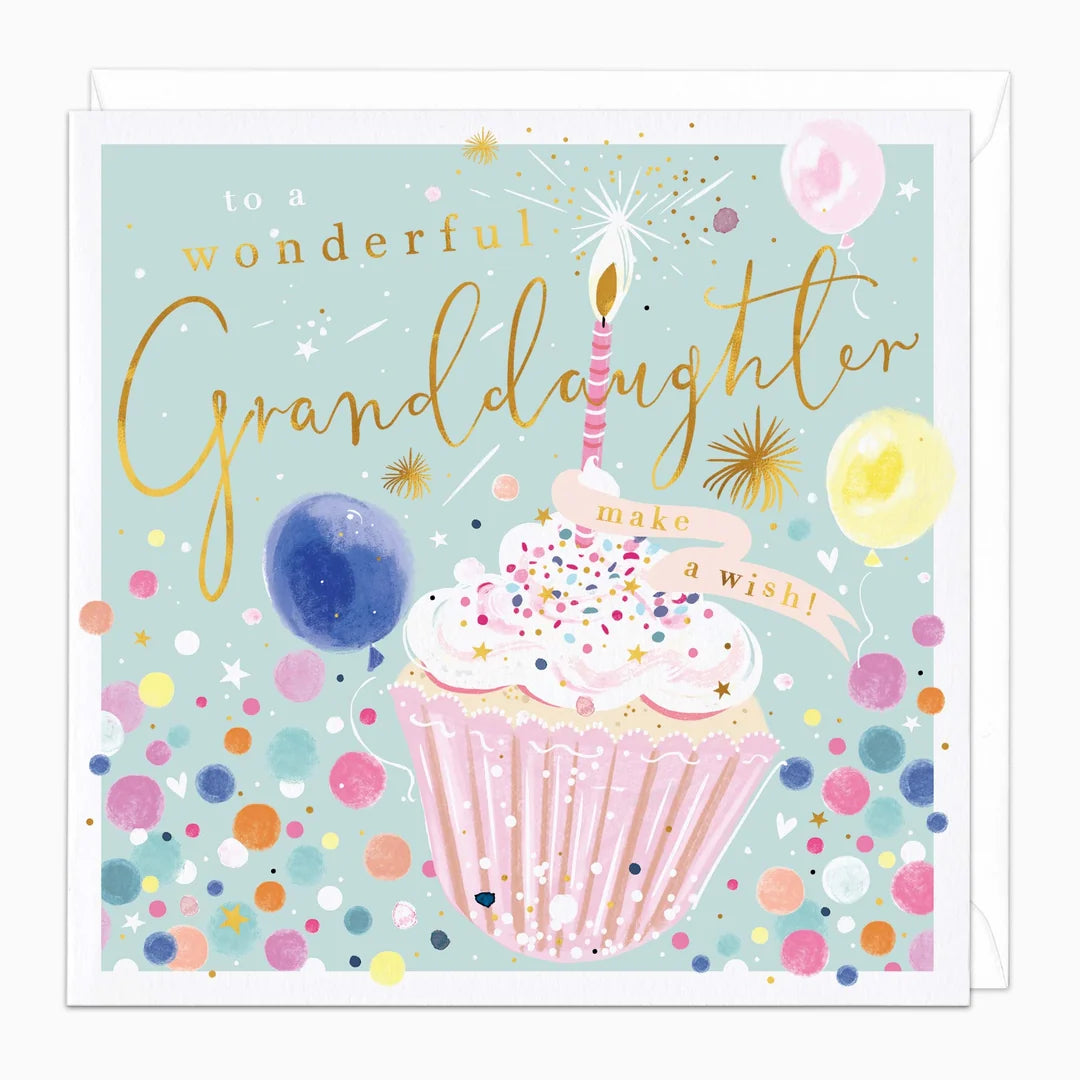 Wonderful Granddaughter Birthday Card