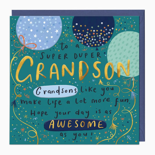 Grandson Birthday Card
