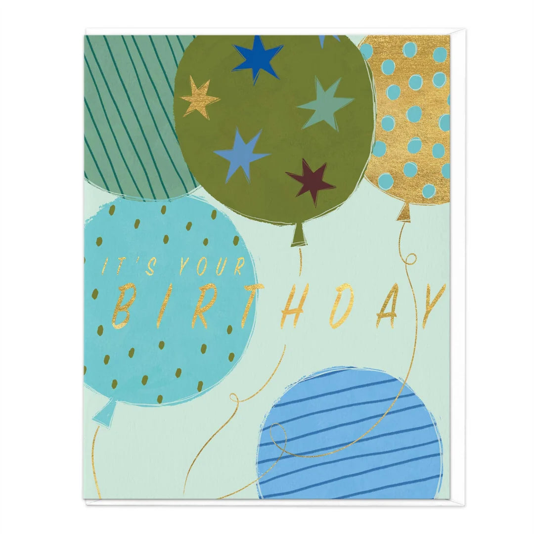 Celebration Balloons Birthday Card