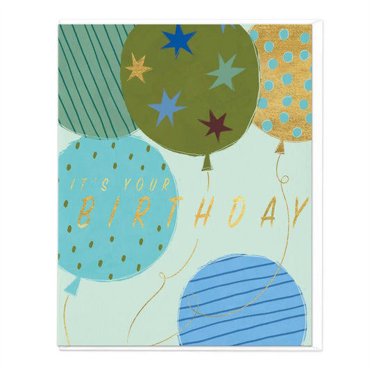 Celebration Balloons Birthday Card
