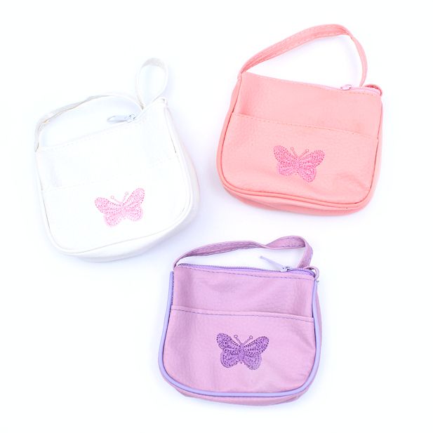 Embroidered Butterfly Shoulder Bag