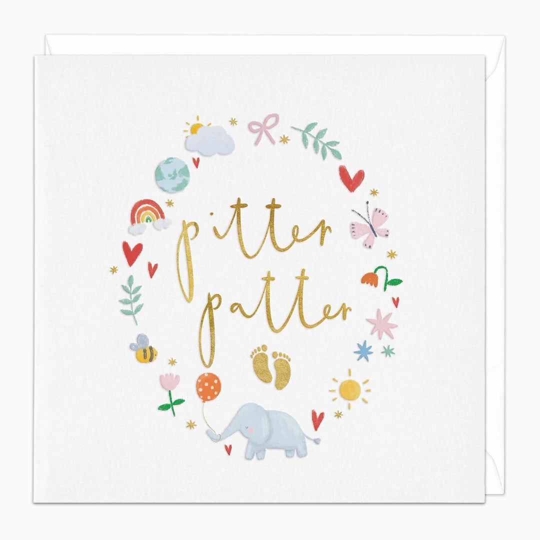 Pitter Patter New Baby Card