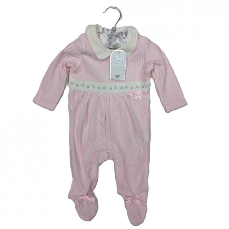 Baby Girls Jumbo Velour All in One