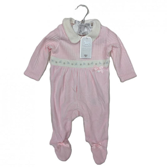 Baby Girls Jumbo Velour All in One