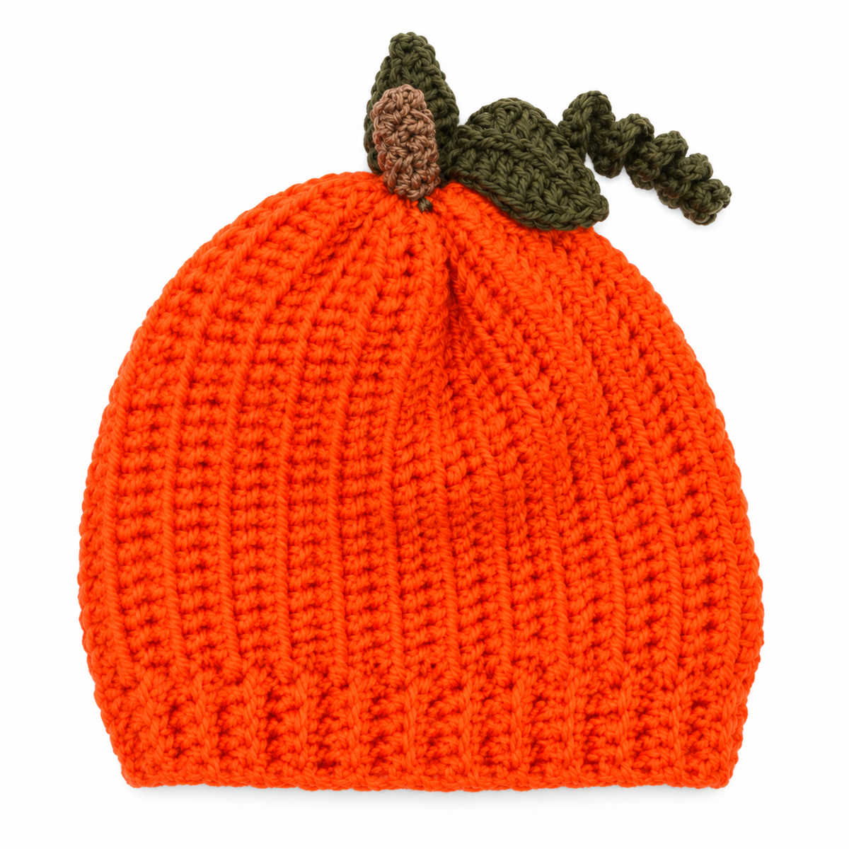 Hand Crocheted Pumpkin Hat