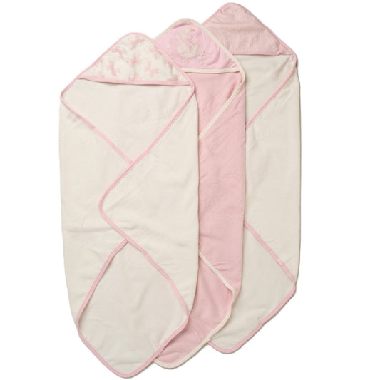 Bow Hooded Towel & Washcloth Set