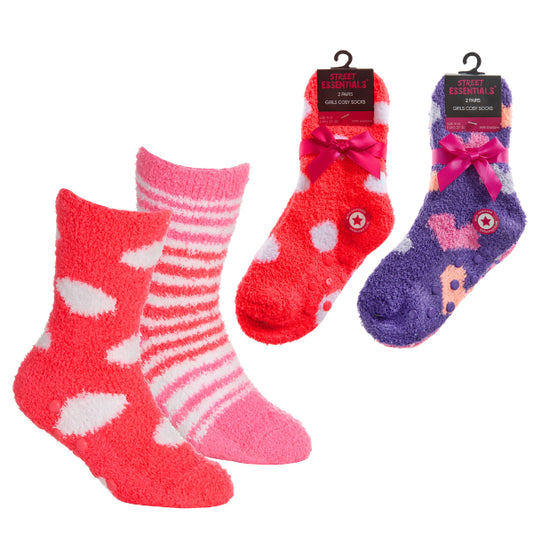 Girls Cosy Socks 2 Pack