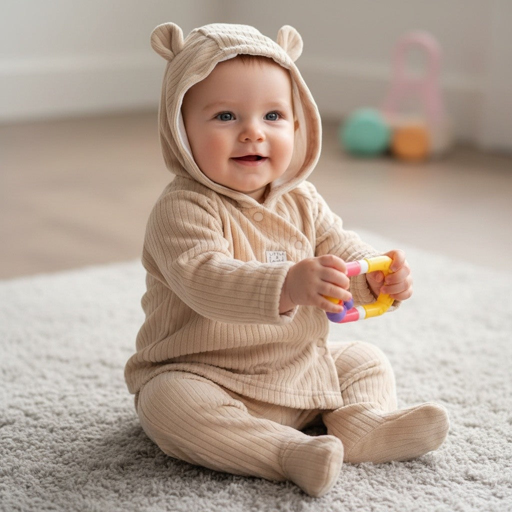 Baby Ribbed Velour Outfit
