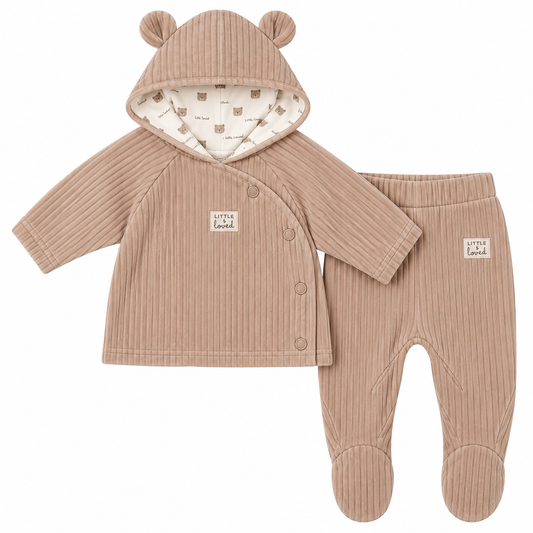 Baby Ribbed Velour Outfit