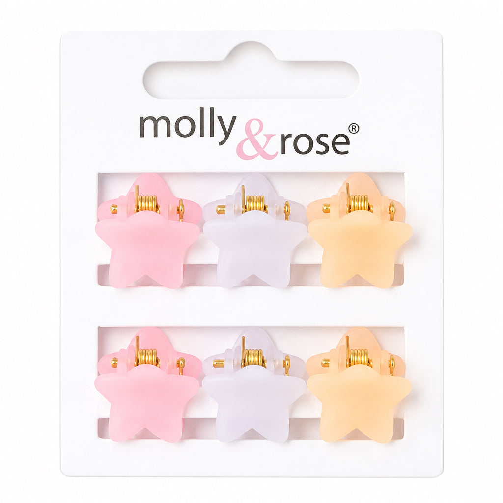 Set of 6 Mini Star Clamps