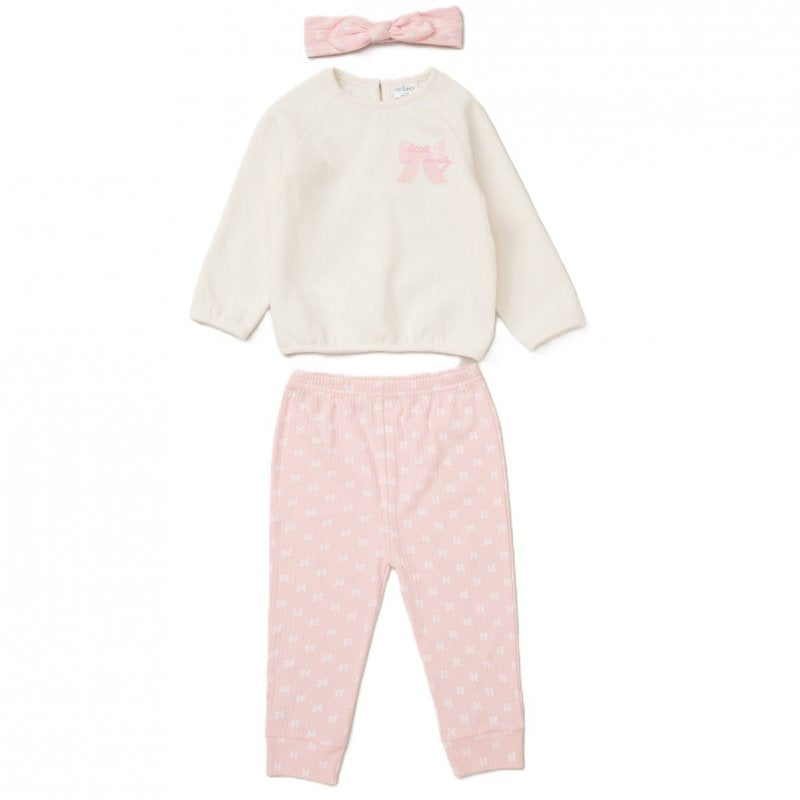 Baby Girls Sweatshirt & Ribbed Legging Outfit