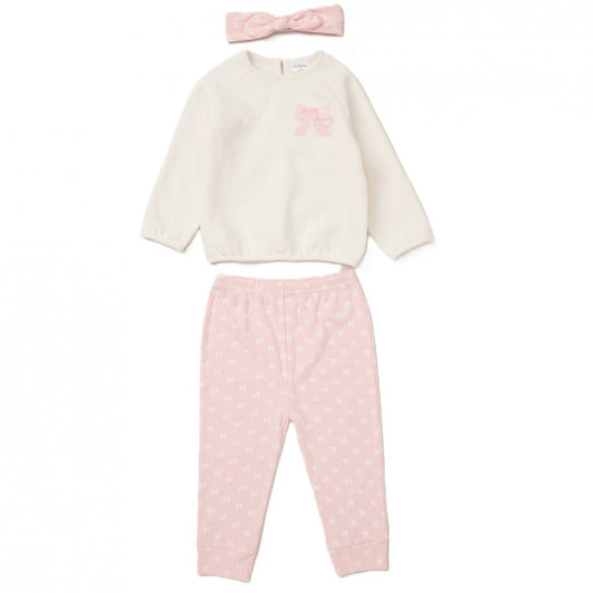 Baby Girls Sweatshirt & Ribbed Legging Outfit