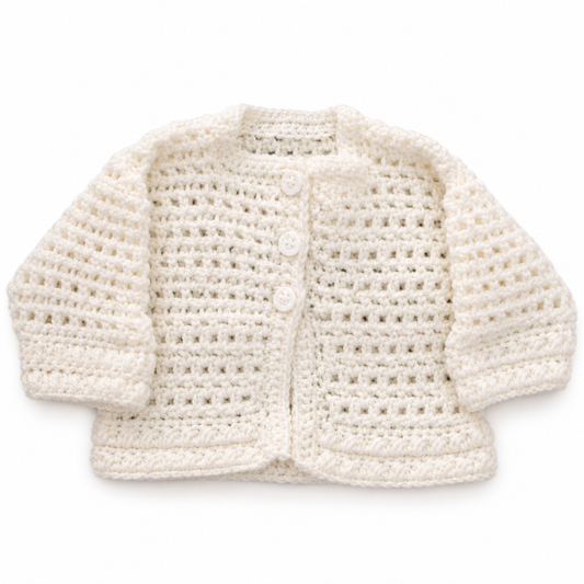 Hand Crocheted Cardigan