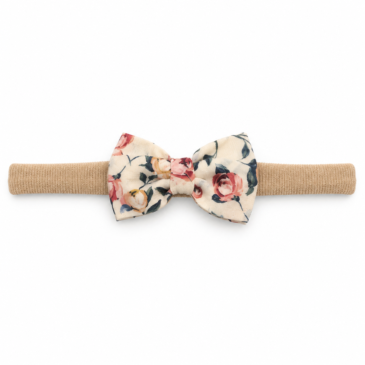 Liberty Raining Rosebuds Small Bow Headband