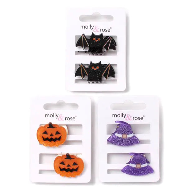 Halloween Glitter Mini Clamps