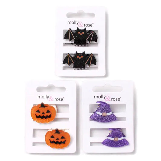 Halloween Glitter Mini Clamps