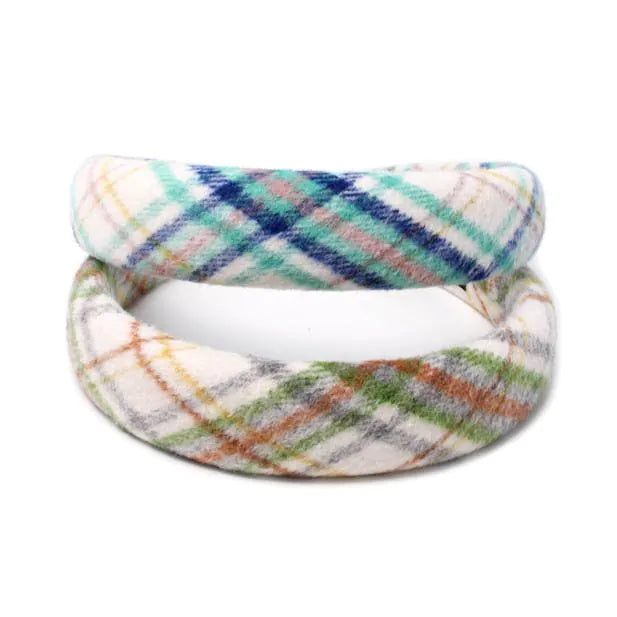 Check Fabric Aliceband
