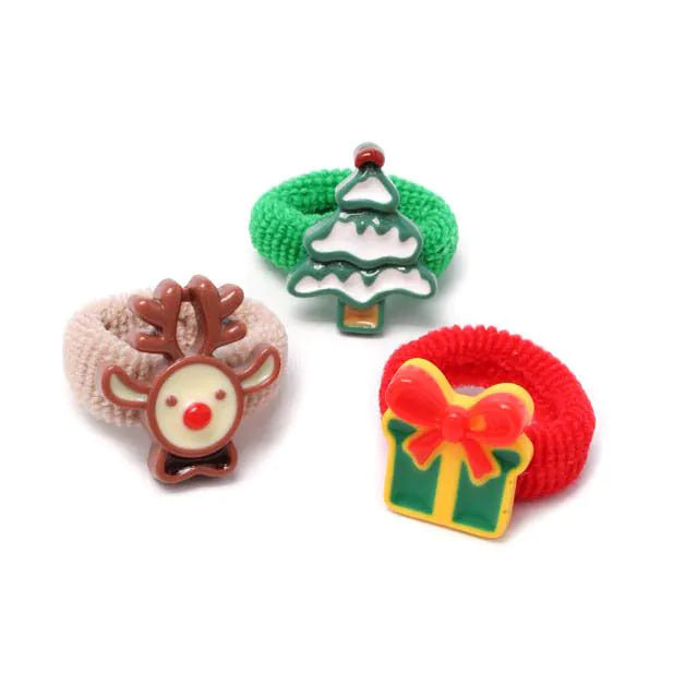 Christmas Character Ponios - Set Of 6