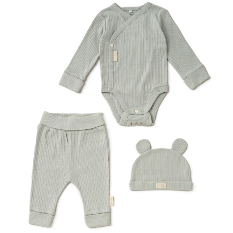 Baby Organic Ribbed Outfit