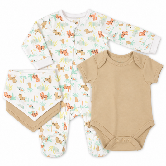 Baby Jungle Animal 5 Piece Gift Set