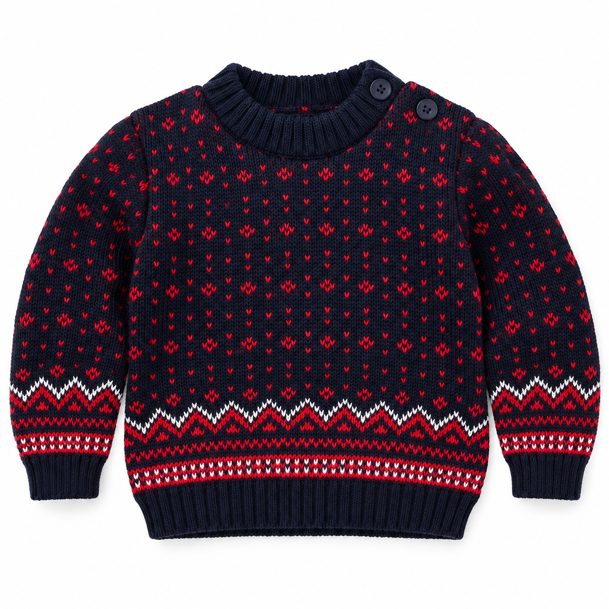 Baby Boys Fairisle Jumper