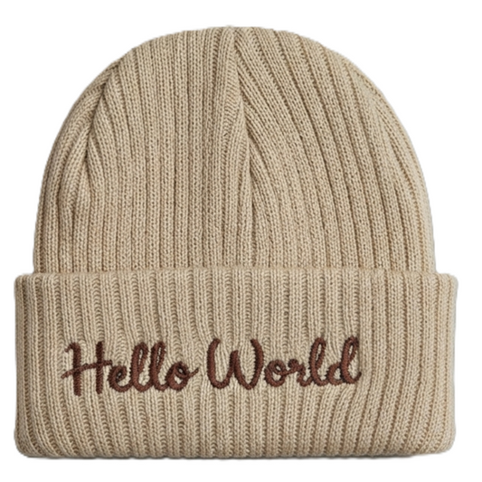 Hello World Beanie Hat